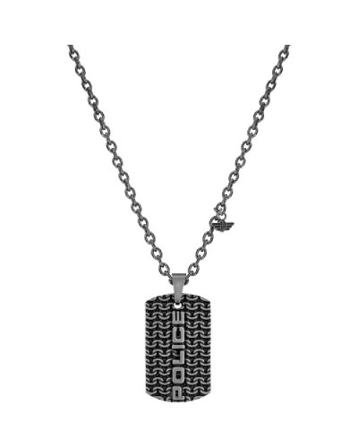 Collar de Hombre Police PJ.26564PSB-03 Acero Negro, Longitud 50+20cm
