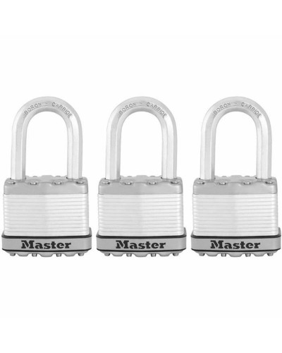 Hänglås med nyckel Master Lock (3 antal)