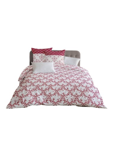 Dekbedovertrek set HOME LINGE PASSION Wit Bordeaux 220 x 240 cm 3 Onderdelen