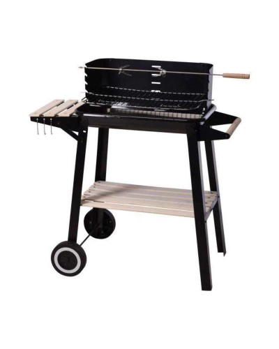 Kolgrill med hjul (54 x 34 x 6.5 cm)
