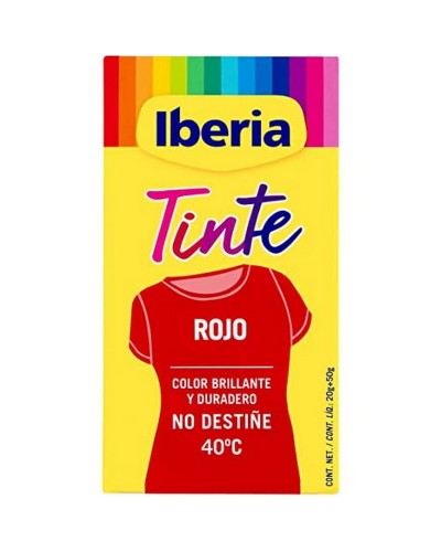 teinture pour vêtement Tintes Iberia 20 g Rouge 40º C