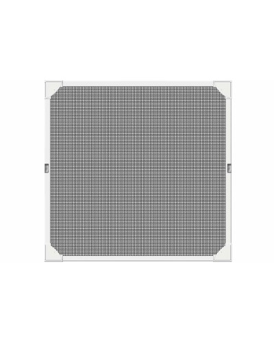 Zanzariera Schellenberg Magnetico Con cornice Fibra di Vetro Bianco (100 x 120 cm)