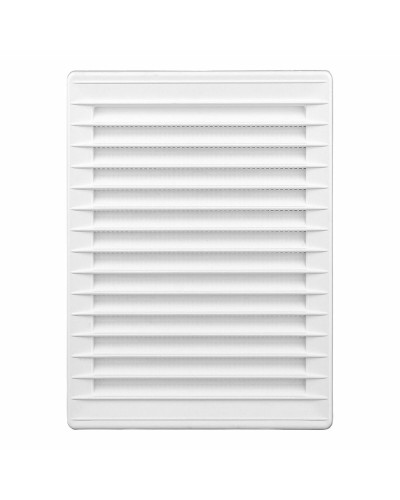 Griglia di ventilazione EDM 87733 Bianco 13,7 x 20,7 cm Zanzariera