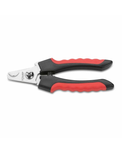Nail clipper 3 Claveles Black/Red Stainless steel
