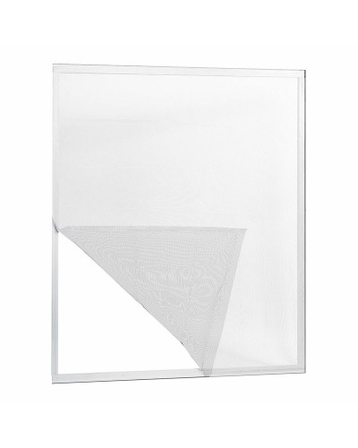 Moustiquaire IRS Blanc Fibre de Verre Fenêtres adhésive (2 Unités)