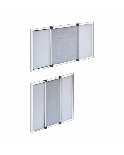 Moustiquaire IRS Blanc 70 x 50 cm Fenêtres Extensible (2 Unités)