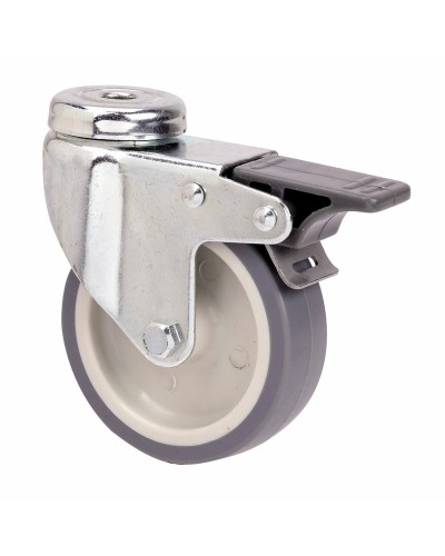 Rueda Ruedas Alex Grey Rubber Poliamix Ø6 cm 50 kg rotary