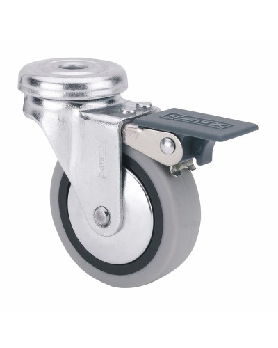 Rueda Ruedas Alex Harmaa Kumi Poliamix Ø 4 cm 17 kg pyörivä