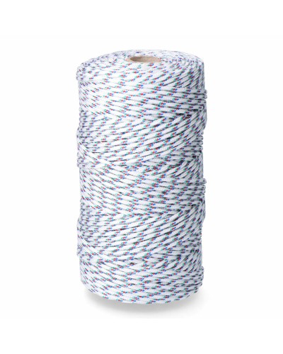 Skosnöre EDM 87916 Trefärgad polypropen 5 mm x 200 m Flätning