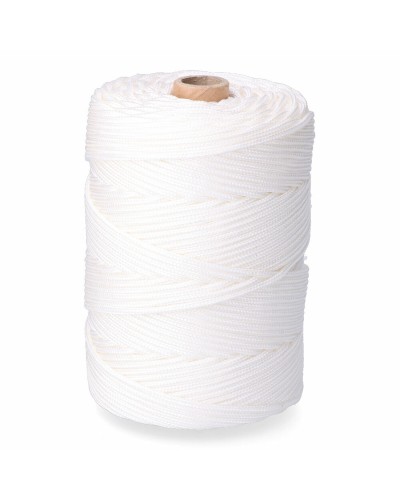 Cordoncino EDM 87917 Bianco polipropilene 3 mm x 200 m Intrecciato
