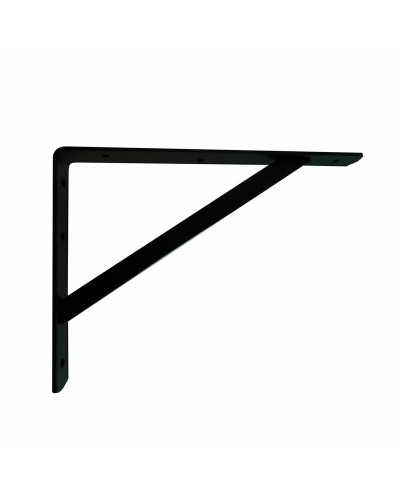 Staffa ad angolo Micel plm04 Nero Acciaio 30 x 22 cm