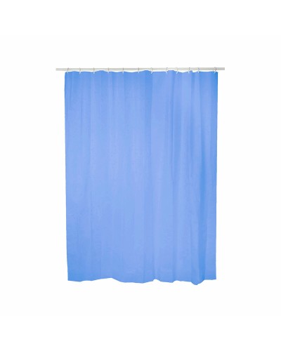 Shower Curtain Exma Blue PVC 140 x 180 cm