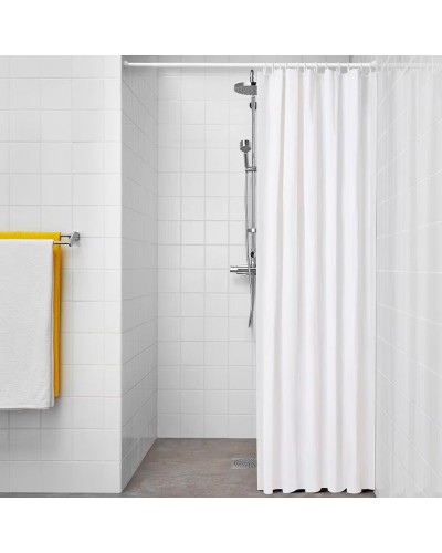 Duschdraperi Exma Vit PVC 180 x 180 cm