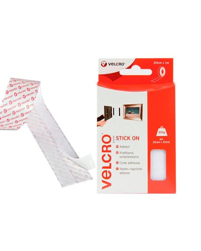 Cinta Magnética Velcro Blanco