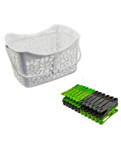 Panier pour pinces à linge Jobgar polypropylène