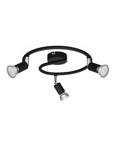 Spotlight Philips limbali Svart GU10 (3 antal)