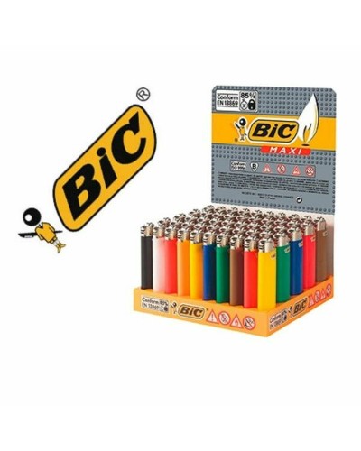 Accendino Bic Multicolore 50 Pezzi 50 Unità