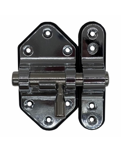 Pestillo de puerta EDM 85529 Plateado 40 mm Reforzado