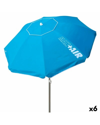 Sombrilla Aktive Azul 200 x 205 x 200 cm (6 Unidades)