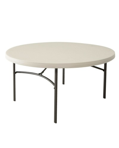 Beistelltisch Lifetime Creme 152 x 74 x 152 cm Stahl Kunststoff