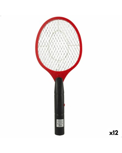 Elektrischer Mückenschutz Aktive Tennisschläger Edelstahl Kunststoff 18 x 46 x 3 cm (12 Stück)