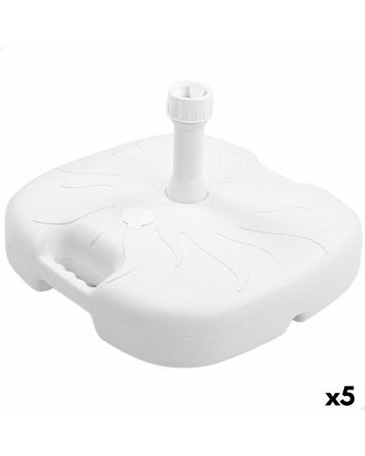 Base pour parapluie Aktive Blanc Ø 32 mm Ø 20 mm 45 x 29 x 45 cm (5 Unités)