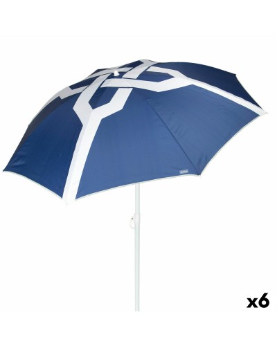 Beach parasol Aktive 200 x 205 x 200 cm (6 Units)