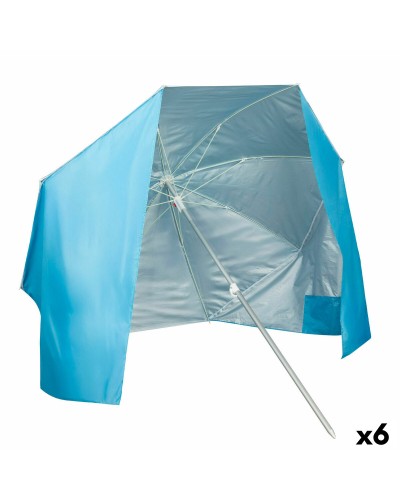 Parapluie Aktive Bleu 200 x 185 x 200 cm (6 Unités)