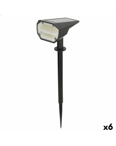 Lámpara solar Aktive 8 x 37 x 11 cm (6 Unidades)