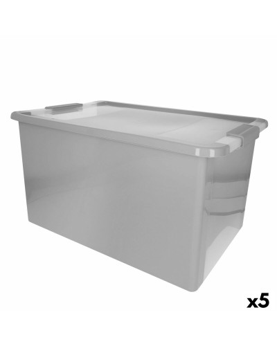 Opbergbak Curver Grijs Plastic 40 L 55 x 28 x 35 cm (5 Stuks)