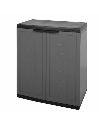 Kaappi Curver Tumman harmaa Muovinen 68 x 87 x 39 cm