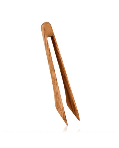 Metaltex Olive Wood Kitchen Tongs, 30 cm
