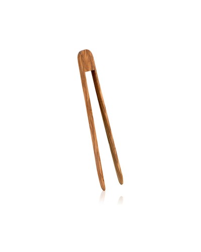 Metaltex Olive Wood Kitchen Tongs, Strong and Durable
