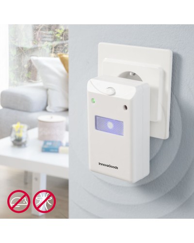 Repellente ad Ultrasuoni per Parassiti con LED Killekt Duo InnovaGoods 2 Unità