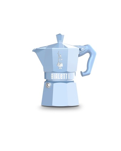 Italiaanse Koffiepot Bialetti MOKA EXCLUSIVE Blauw Aluminium 3 Koppar