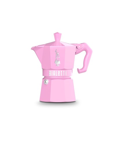 Italiaanse Koffiepot Bialetti MOKA EXCLUSIVE 3T Roze Aluminium Bakeliet 3 Koppar