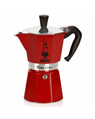 Cafetera Italiana Bialetti 0004943/NP Rojo 6 Tazas