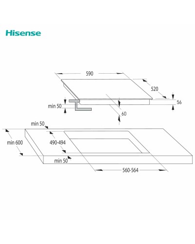 Piano Cottura ad Induzione Hisense