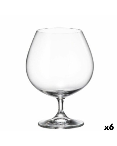 Gläsersatz Bohemia Crystal Clara Cognac 690 ml 6 Stück 4 Stück 7,5 x 12 x 16 cm