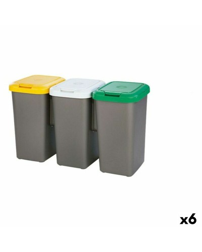 Poubelle recyclage Tontarelli 8105744A28E (6 Unités)