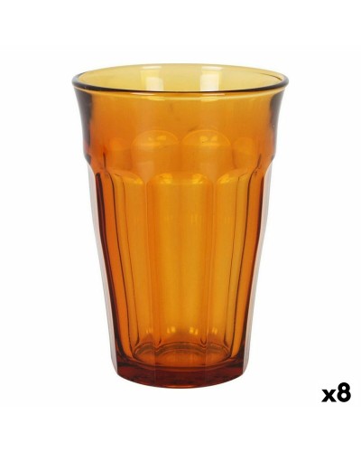 Set of glasses Duralex Picardie Amber 4 Pieces 360 ml (8 Units)