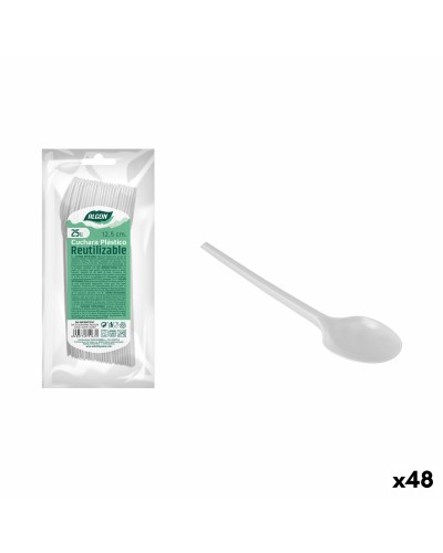Set de cucharas reutilizables Algon Café 25 Piezas 12,5 cm (48 Unidades)