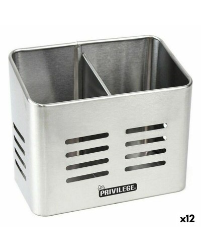Cutlery Drainer Privilege 40599 Stainless steel 16 x 9 x 13 cm (12 Units)