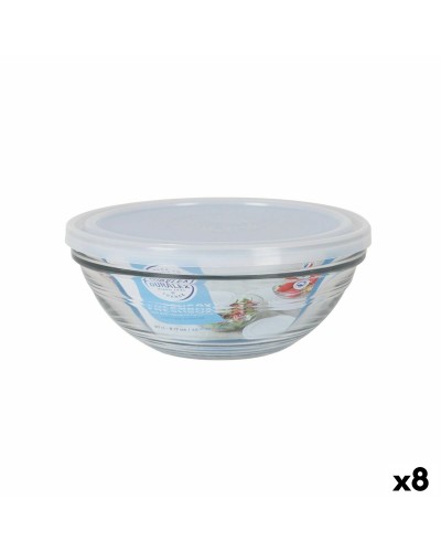 Porta Pranzo Rotondo con Coperchio Duralex FreshBox 970 ml ø 17 x 7 cm (8 Unità)