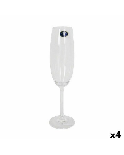 Samppanjalasi Bohemia Crystal Clara 220 ml Samppanja 6 Kappaletta (4 osaa)