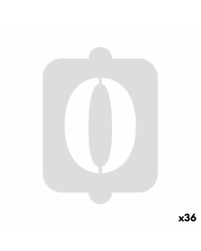 Cake stencil Algon Number 0 36 Units