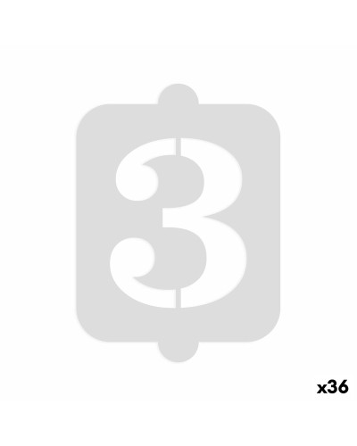 Gabarit de gâteau Algon Numéro 3 36 Unités