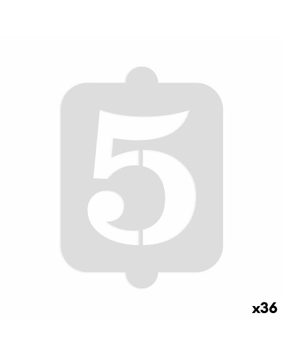 Taartsjabloon Algon Cijfer 5 36 Stuks