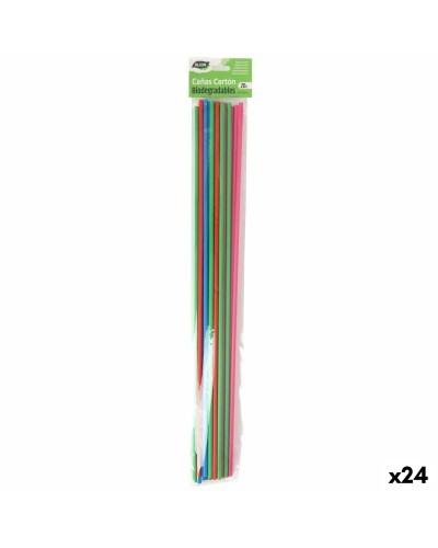 Paille réutilisable Algon 50 x 0,6 cm 20 Pièces 24 Unités