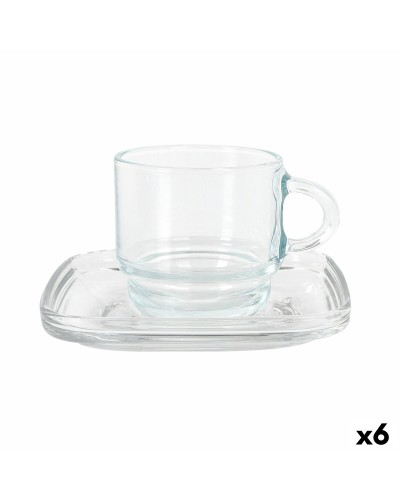 Set med 6 koppar och fat LAV Cozy 90 ml (6 antal)